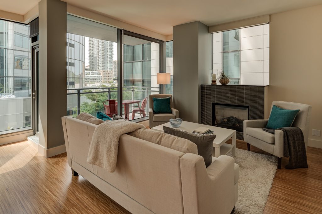 Seattle Condos, Enso, Living Room