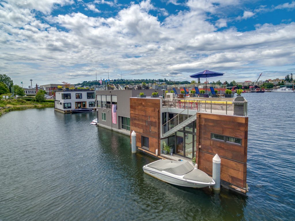 Seattle Floating Homes, Ward's Cove #12, Boat Moorage
